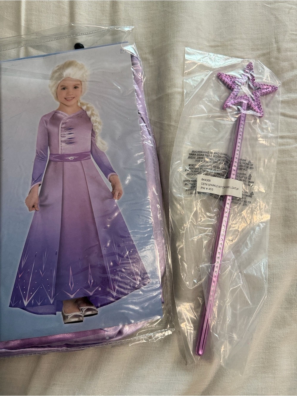 Disney Elsa Dress with Star Wand